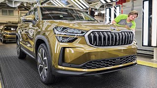 New Skoda KODIAQ 2024 PRODUCTION Line In Czech Republic [upl. by Ayala177]