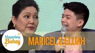 Magandang Buhay Elijah admits that Maricel is a cool mom [upl. by Elinet73]