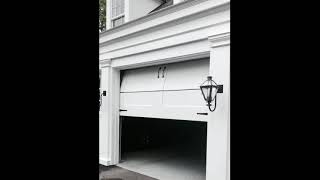 Gorgeous One of a Kind Custom Wood Garage Door Video  Up 1 of 2 garage remodel [upl. by Bernarr]