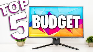 Top 5 Best Budget Gaming Monitor 2024 [upl. by Aihsenet]