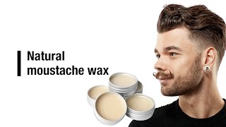 Natural moustache wax [upl. by Nwahsek762]