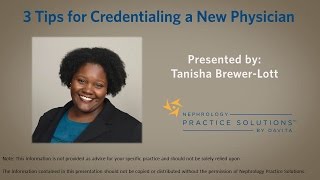 3 Tips for Credentialing a New Physician [upl. by Eibbor783]