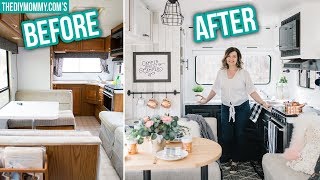 RV Renovation on a Budget Step by Step  The DIY Mommy [upl. by Adore]