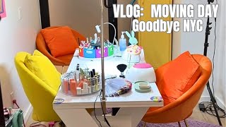 VLOG MOVING DAY  GOODBYE NYC [upl. by Alleahcim]