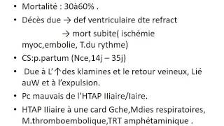 GYNECOLOGIE CARDIOPATHIE ET GROSSESSE [upl. by Kcirreg]