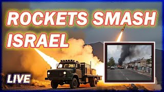 BREAKING Rockets Fall On Israel [upl. by Nuahsor]