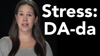 Syllable Stress Study 2Syllable Words DAda  American English [upl. by Corena]