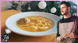 La SOPA de NAVIDAD Galets con PELOTA [upl. by Durston976]