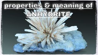 Anhydrite Meaning Benefits and Spiritual Properties [upl. by Ylreveb]