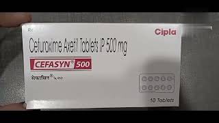 CEFASYN 500 mg tablet Cefuroxime Axetil 500 mg tablet Benifits amp side effects [upl. by Ayenet259]