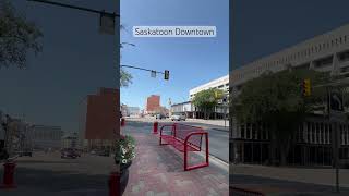 Saskatoon Downtown saskatchewan summer canadalife saskatoon canada [upl. by Llemij]