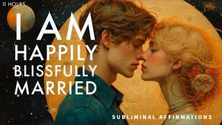 HAPPILY BLISSFULLY MARRIED Subliminals  639 hz Theta Waves  Melodic White Noise IYou amp ASK [upl. by Peedsaj]