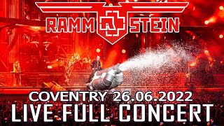 Rammstein Live at Coventry Building Society Arena Coventry England June 26 2022 [upl. by Bloxberg]