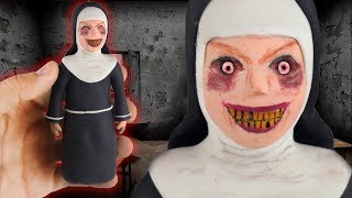 THE NUN quotTUTORIALquot ✔POLYMER CLAY ✔COLD PORCELAIN [upl. by Annohsak]