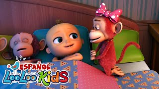 Diez en la Cama  ¡Chuchuwa🕺🐶 Canciones infantiles para niños  LooLoo Kids Español [upl. by Eidac976]