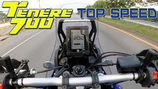 Yamaha Tenere 700 2023 Top Speed 202 Kmh ยังไม่สุดคันเร่ง [upl. by Nitsa]