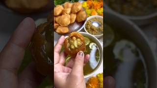 Kbhi aise bnaya h ghar pe pani puri ki puriya bhot acha bnta h youtubeshorts shorts food [upl. by Ycniuqed]