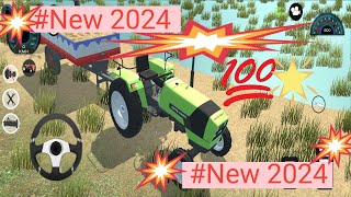 Indian Tractor Simulator 2 Gameplay Best Tractor Gameplay New Tractor Gameplay For Android [upl. by Linsk766]