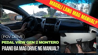 Madali lang mag drive ng manual MITSUBISHI MONTERO GLX MT [upl. by Iona]