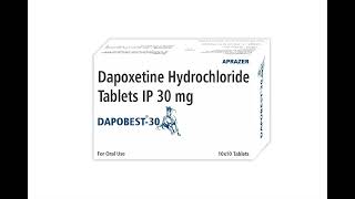 शीघ्रपतन की दवाई  Dapoxetine tablets 30mg amp 60mg uses dose in hindi  Duralast 30 mg tablet uses [upl. by Utham]