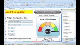 Excel Dashboard Speedo Dial Tutorial  Realigning the Needle [upl. by Devaj]