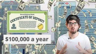 Safest Way To Get Rich  What is a Certificate of Deposit CDs [upl. by Wesla709]