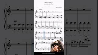 Libertango  Accordion solo  Astor Piazzolla Sheets Music Tutorial score [upl. by Reeve]