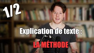 Explication de texte  La méthode [upl. by Wisnicki]