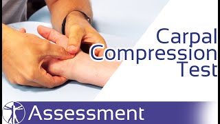 Carpal Compression Test  Carpal Tunnel Syndrome [upl. by Husein]