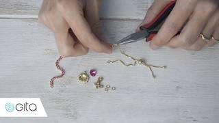 Gitajewelry School  Learn how to create Swarovski rhinestone bracelets [upl. by Ehctav]