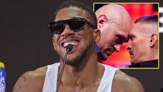 DESTROYER Anthony Joshua CALLS OUT Tyson Fury Im NOT DODGING [upl. by Nylemaj738]