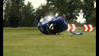 Big Mazda MX5 Crash  Mark Leach Car 16 Snetterton [upl. by Clemente]