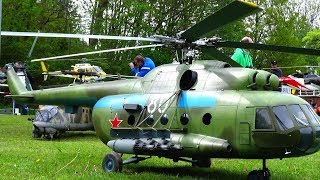 Large Mil Mi8 RC Electric Scale Helicopter included Benedini Soundmodul [upl. by Inat]