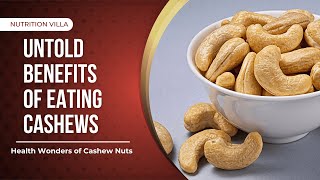 What are the health benefits of eating cashews 💪🏻 10 Amazing Advantages Of Consuming Cashew Nuts [upl. by Eleahcim51]