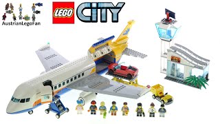 LEGO City 60262 Passenger Airplane  Lego Speed Build Review [upl. by Arua]