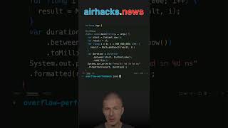 Performance Comparison quotquot vs MathaddExact java shorts coding airhacks [upl. by Nanek]