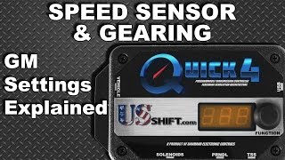 GM Speed Sensor amp Gearing Settings Explained [upl. by Akeenat578]