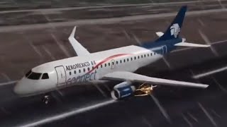 Aeroméxico Connect Flight 2431  Crash Animation [upl. by Ahsitak581]