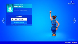 Fortnite Censored the new emote on ChunLi [upl. by Esac]