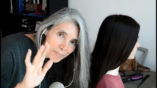 ASMR CORTE DE CABELLO EN PERSONA REAL CON CAMBIO DE LOOK [upl. by Sumahs328]