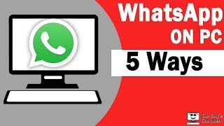 How to use whatsapp on pc Windows 10 [upl. by Stanwin]