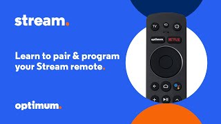 Learn to Pair amp Program your Optimum Stream Remote [upl. by My]