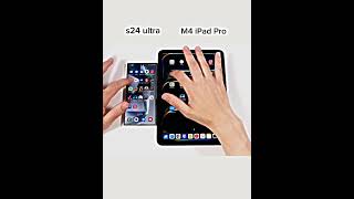 M4 iPad Pro vs S24 Ultra 🤯🔥 samsung vs apple edit speed blowup [upl. by Ennairb]