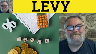 🔵 Levy Meaning  Levy Examples  Define Levy  Business English  Levy Explained [upl. by Dreeda926]