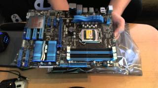 ASUS P8H61 EVO New H61 B3 Revision  Unpacking [upl. by Ytisahcal]