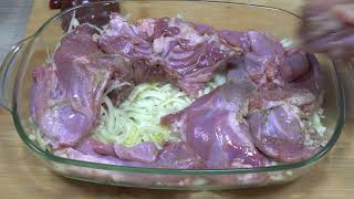 KANINCHENBRATEN WIE BEI OMA Kaninchen aus dem Backofen leckeres Hasenbraten [upl. by Ciri]