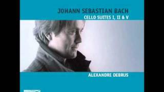 Bach Cello Suite No 5 Prelude  Alexandre Debrus cello [upl. by Johnath]