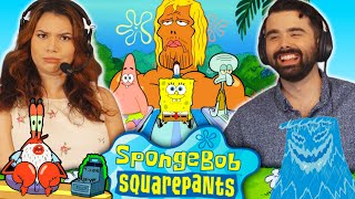 We Watched SPONGEBOB SEASON 6 EPISODE 11 amp 12 For the FIRST TIME SPONGEBOB VS THE BIG ONE [upl. by Tegan]