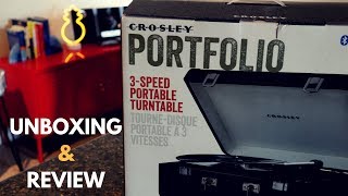 Crosley Three Speed Turntable  Unboxing amp Review  HomeGoods Finds [upl. by Bautram]