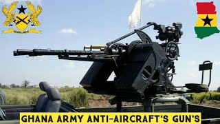 Ghana Army AntiAircrafts Guns [upl. by Tigges]